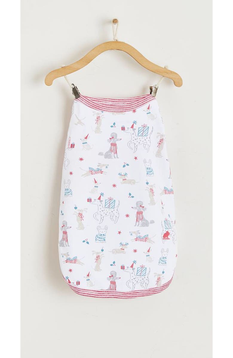 Babycottons Premium Peruvian Pima Cotton Christmas Pet Pajama, Alternate, color, Multicolor