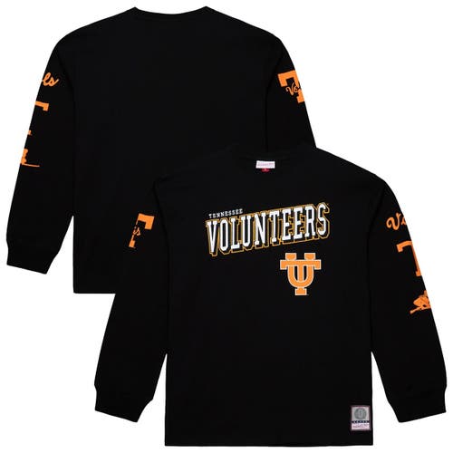 Mitchell & Ness Black Tennessee Volunteers Training Camp Long Sleeve T-shirt In Black