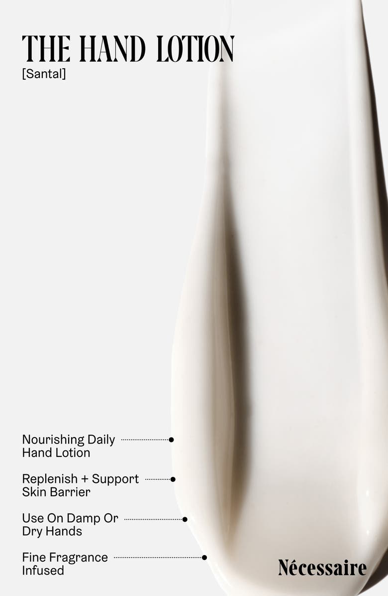 Nécessaire The Hand Lotion in Santal, Alternate, color, 