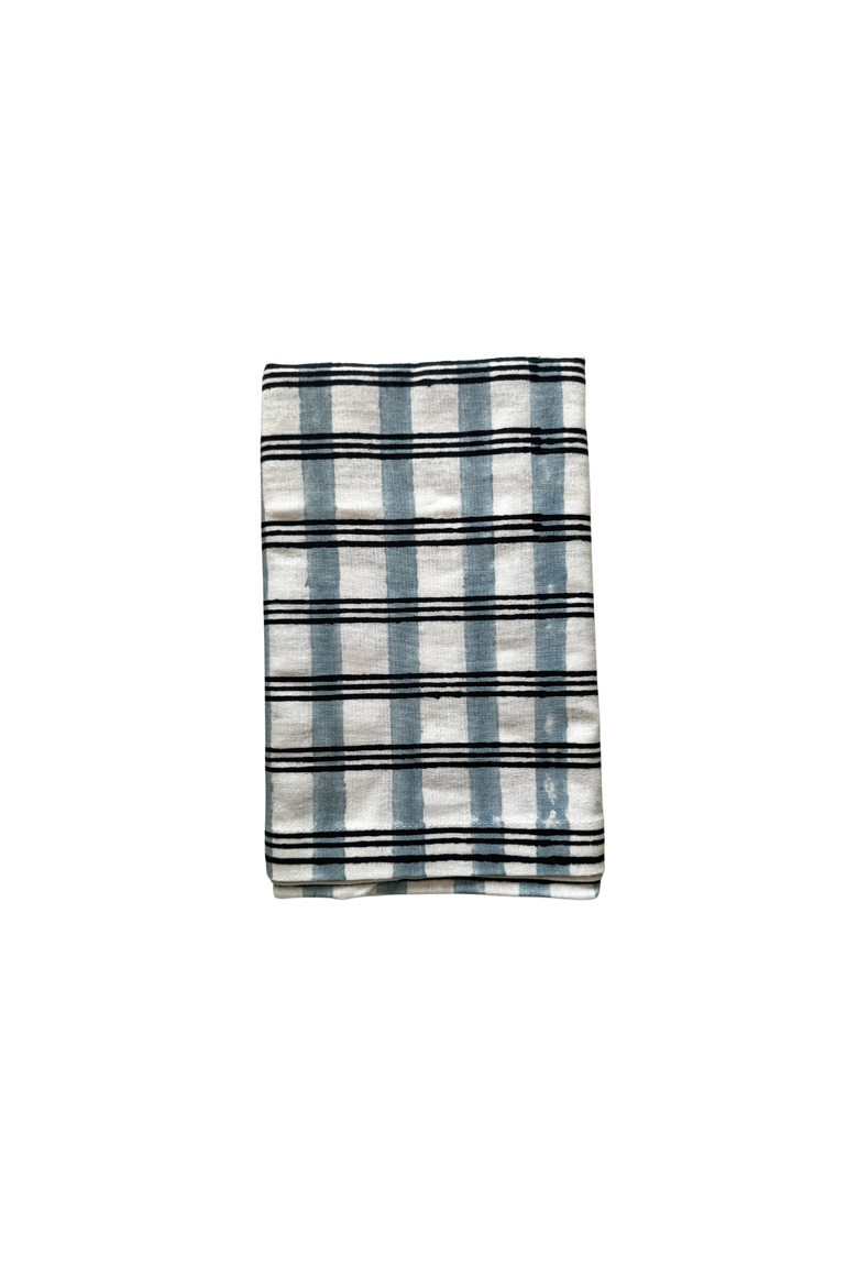 Plaid Napkins - Set of 4, Alternate, color, Navy & Uniform Blue