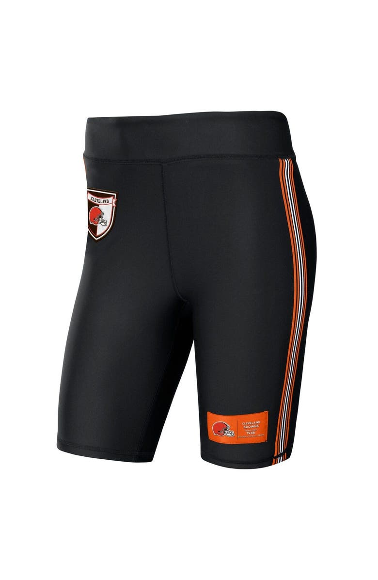 WEAR by Erin Andrews Women's WEAR by Erin Andrews Black Cleveland Browns Biker Shorts, Alternate, color, Black