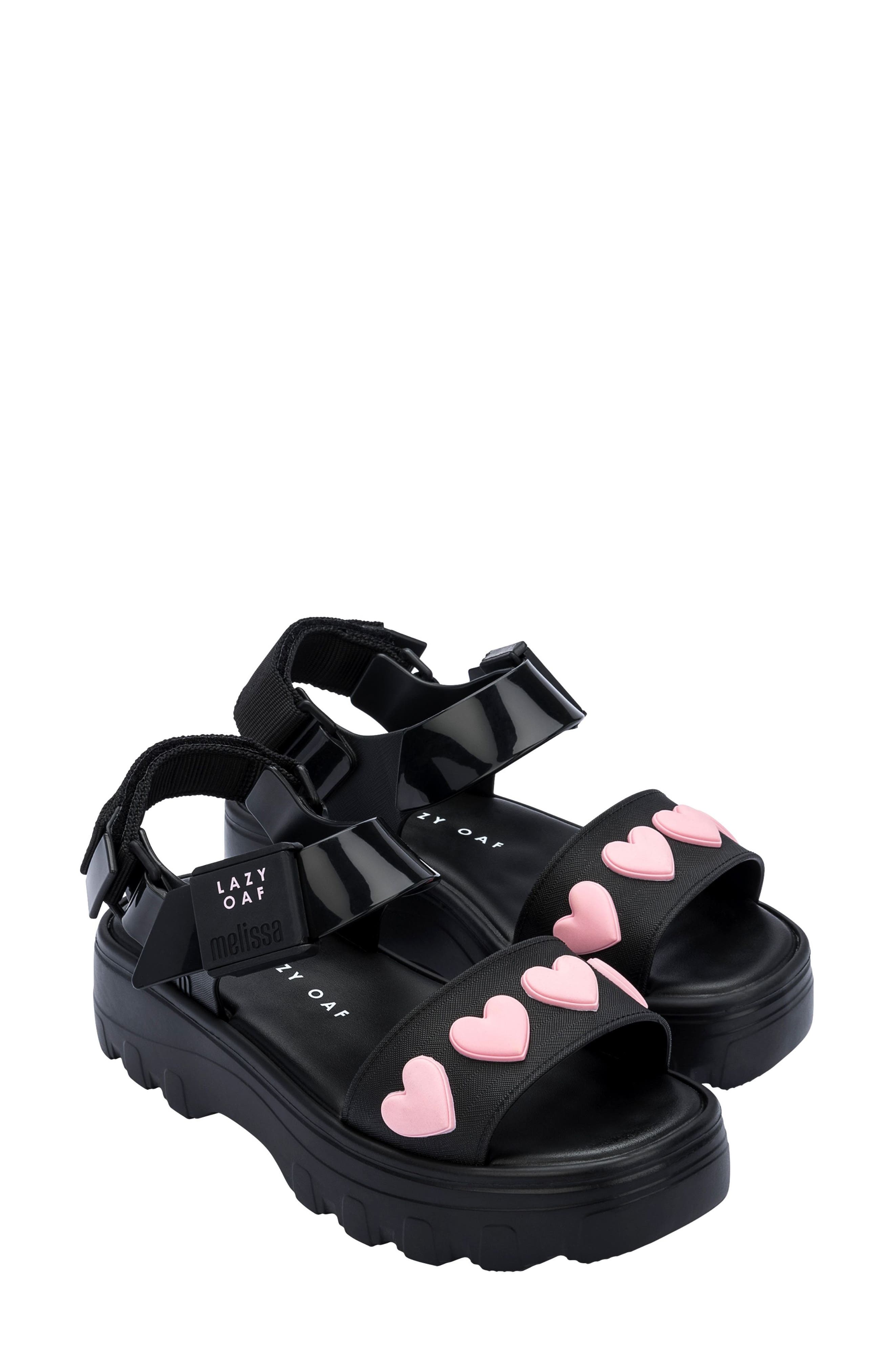 Melissa x Lazy Oaf Kick Off Lug Sole Platform Sandal, Main, color, 
