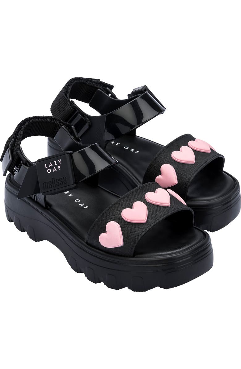 Melissa x Lazy Oaf Kick Off Lug Sole Platform Sandal, Main, color,