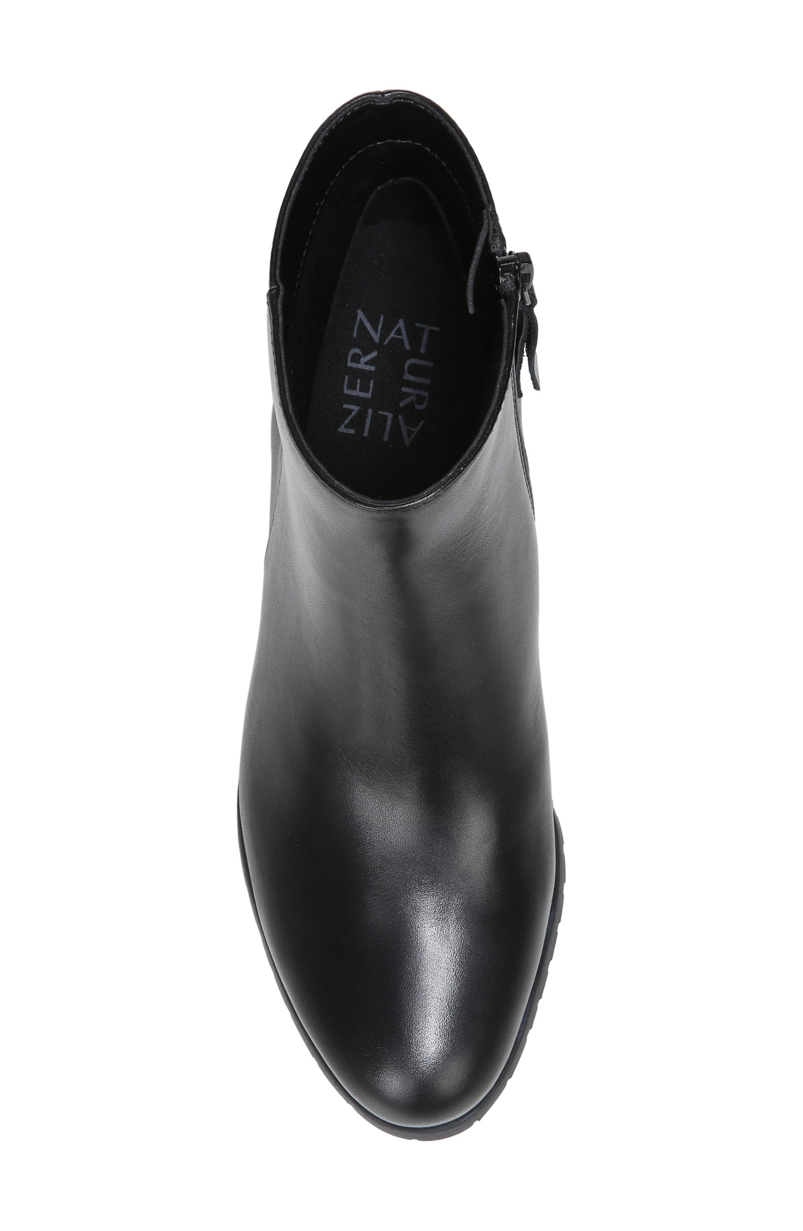 Naturalizer Bay Weatherproof Bootie, Alternate, color, Black Leather