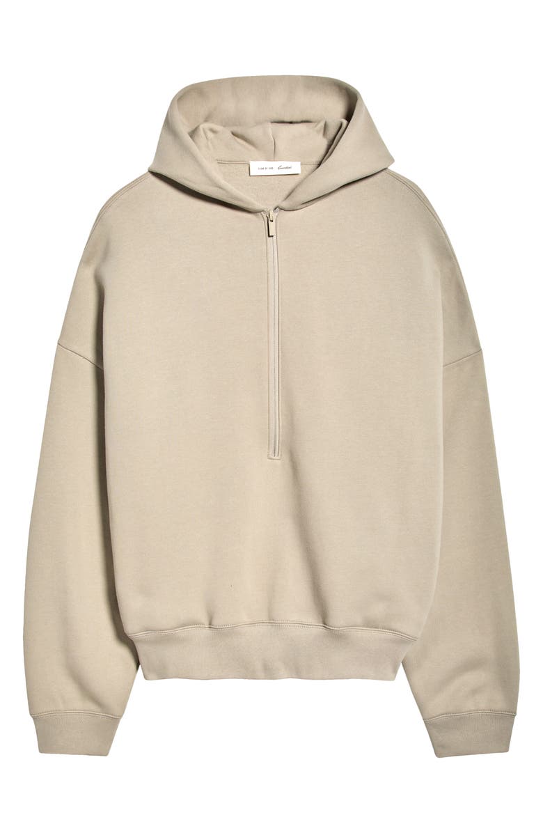 Fear of God Essentials Property Lounge Half Zip Hoodie, Main, color, Seal