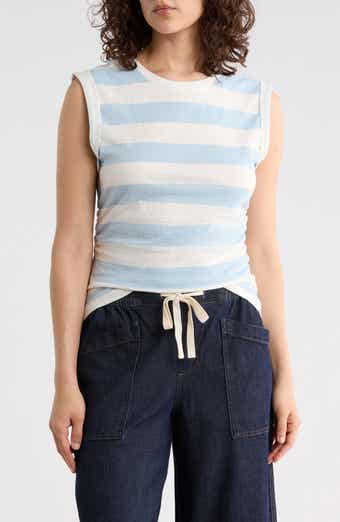 Ruched Side Muscle Tank