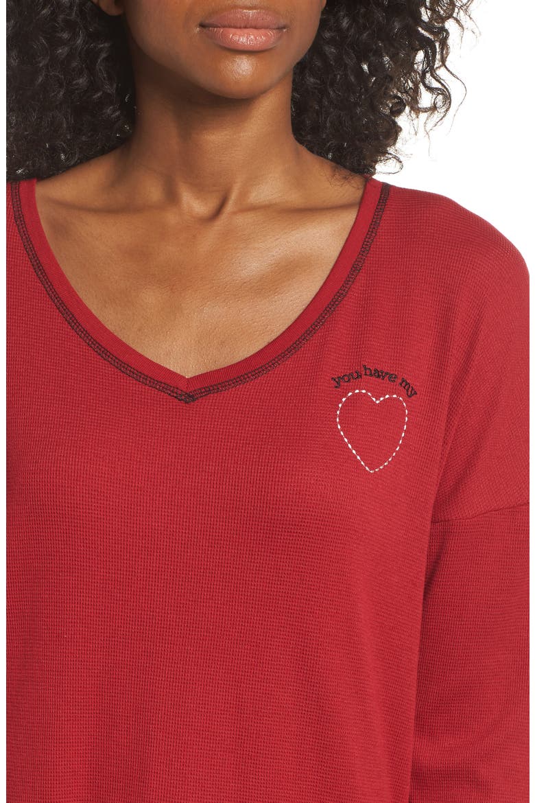 Thermal Pajamas, Alternate, color, BLACK