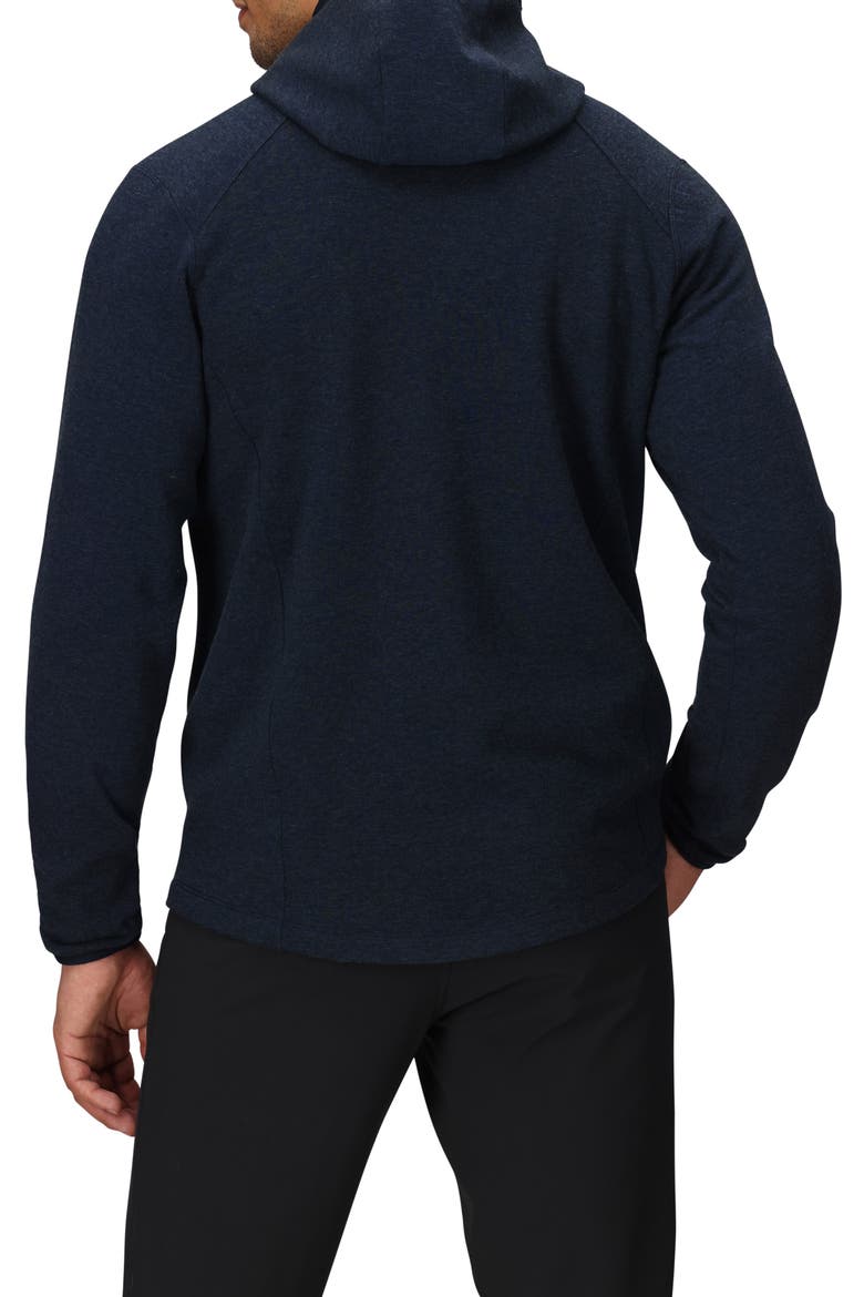 Crescent Fleece Hooded Jacket, Alternate, color, DARK NAVY