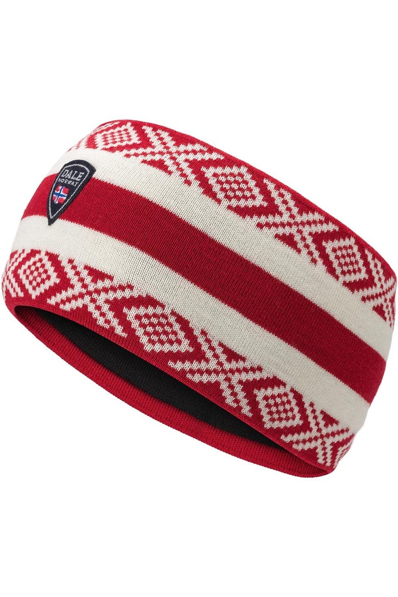 Kvitegga Headband, Main, color, Raspberry/Offwhite