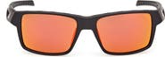 adidas 55mm Mirrored Rectangular Sunglasses