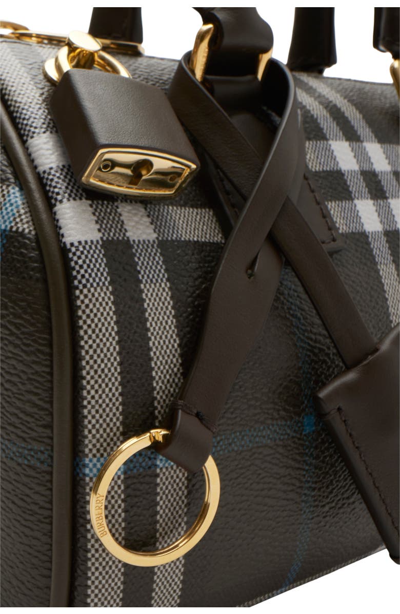 Burberry Mini Check Bowling Bag, Alternate, color,