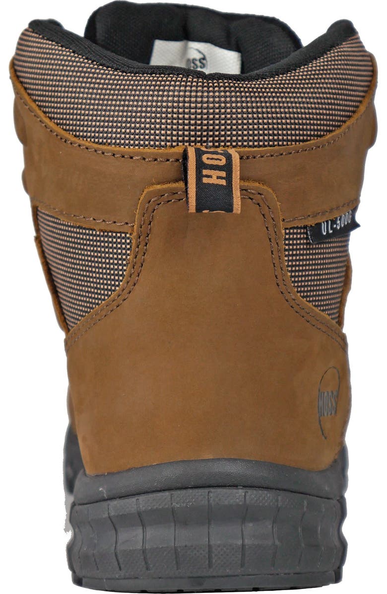 Hoss Boot Company HOSS Tikaboo Composite Toe Met Guard Work Shoe, Alternate, color, Brown