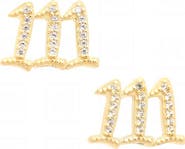 Seven Saints 111 Angel Number Manifestation Stud Earrings