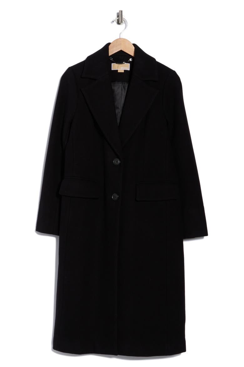 Wool Blend Coat, Alternate, color, BLACK
