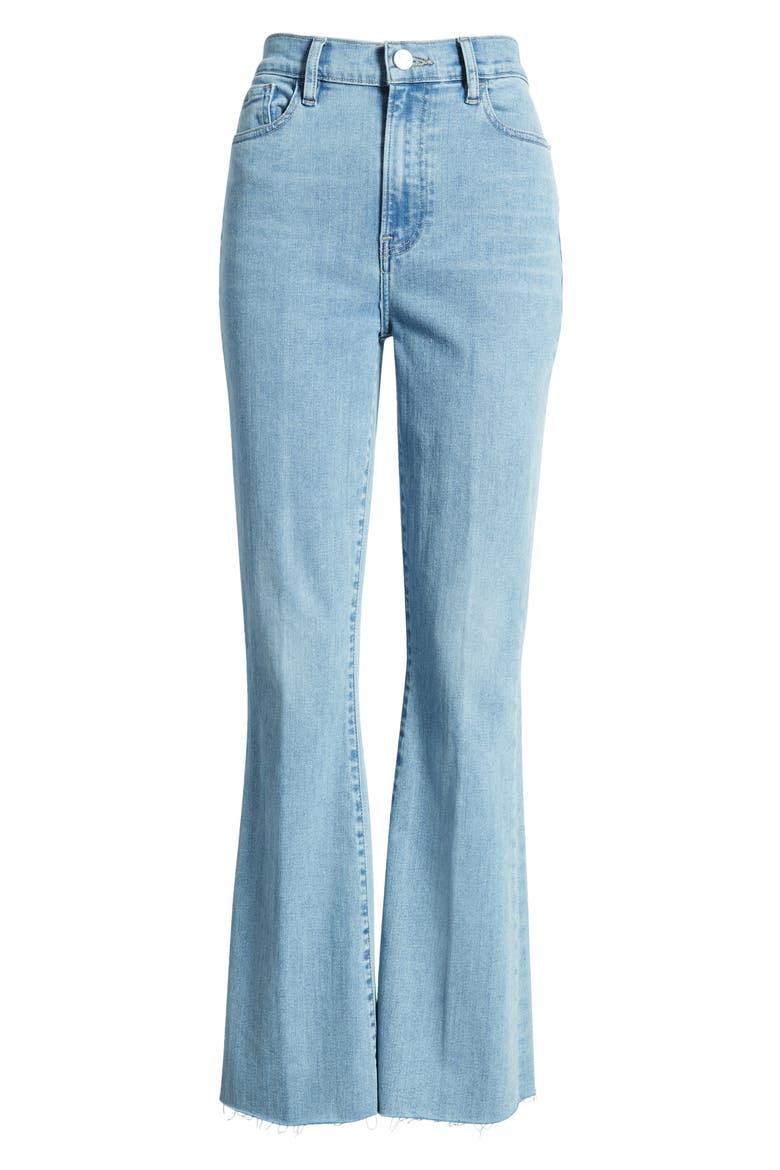 Le Easy Flare Raw Hem Jeans, Alternate, color, BABITZ