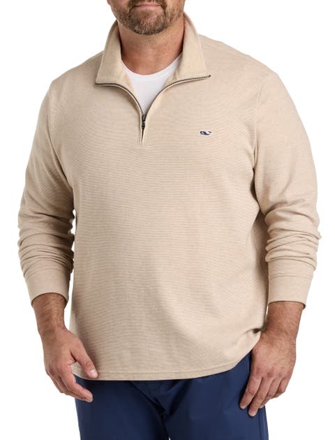 Big & Tall Saltwater 1/4-Zip Pullover