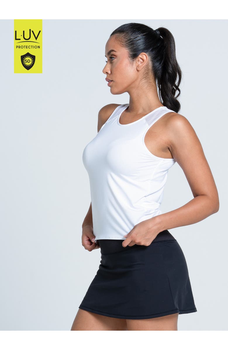 Lucky in Love Freedom Tank, Alternate, color, White