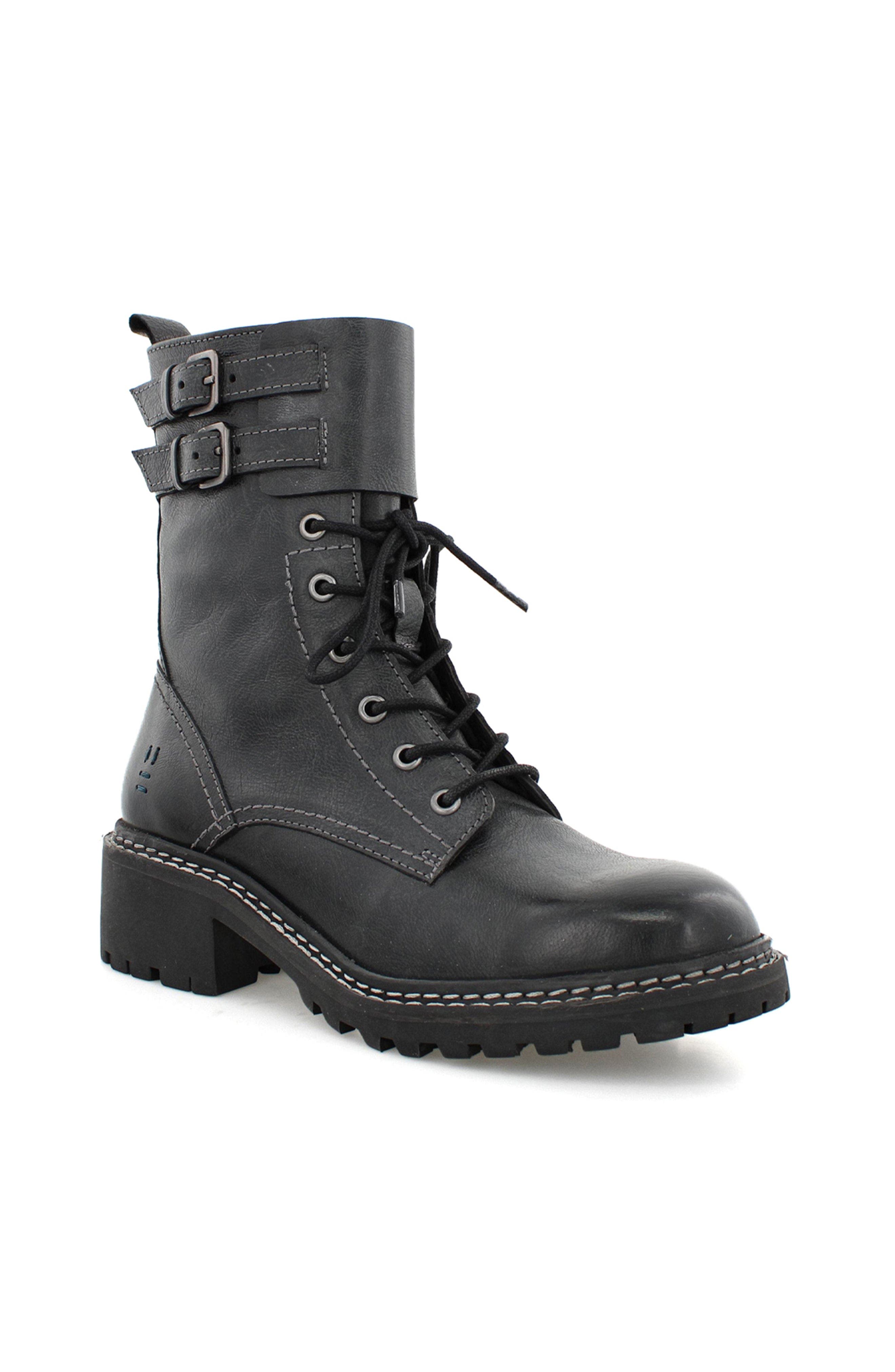 ROAN Noelia Ankle Boot, Main, color, Black Pullup