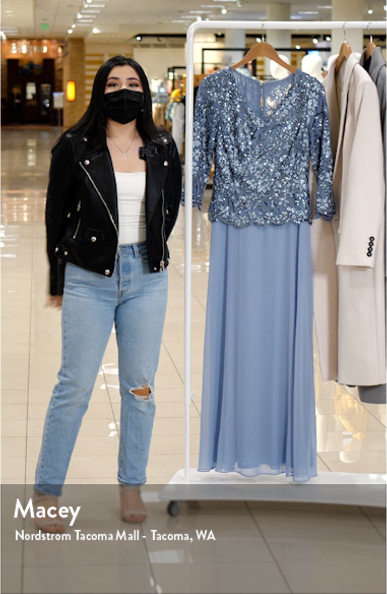 Sequin Bodice Gown, sales video thumbnail