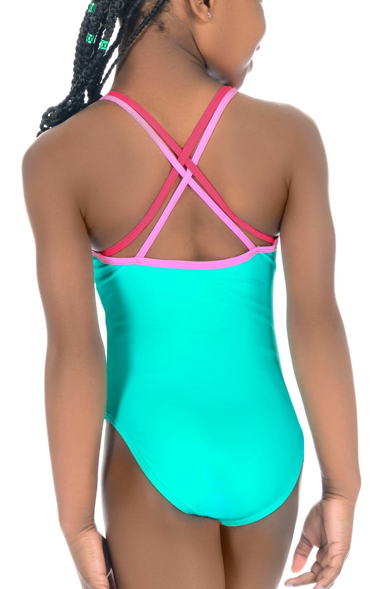 Destira Seafoam Strappy One Piece Swimsuit, Alternate, color, Seafoam
