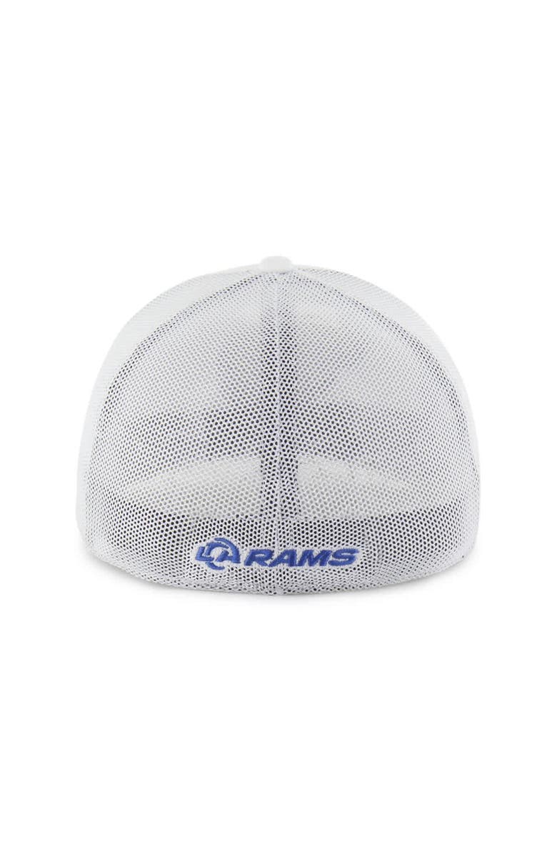 '47 Men's '47 White Los Angeles Rams Snowball Trophy Stretch Fit Hat, Alternate, color, White