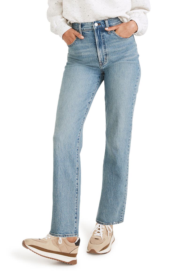 The Perfect Vintage Straight Leg Jeans, Main, color, HOYE WASH