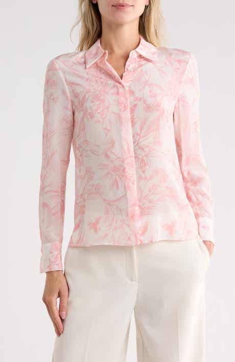 Brady Slim Button Down Silk Shirt
