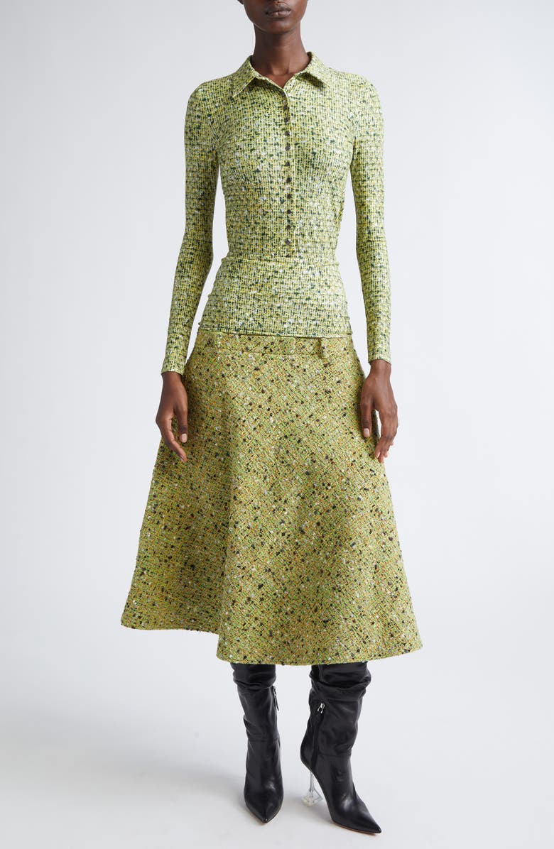 DIESEL<sup>®</sup> C-Elaz Trompe l'Oeil Jersey Shirt, Alternate, color, Yellow