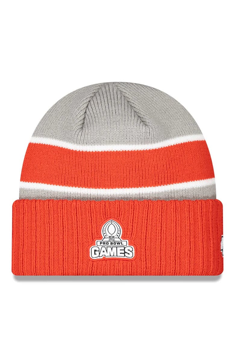 New Era Men's New Era Gray Kansas City Chiefs 2024 NFL Pro Bowl Cuffed Knit Hat, Alternate, color, 