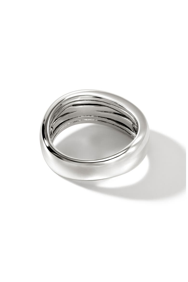 Surf Diamond Band Ring, Alternate, color, SILVER