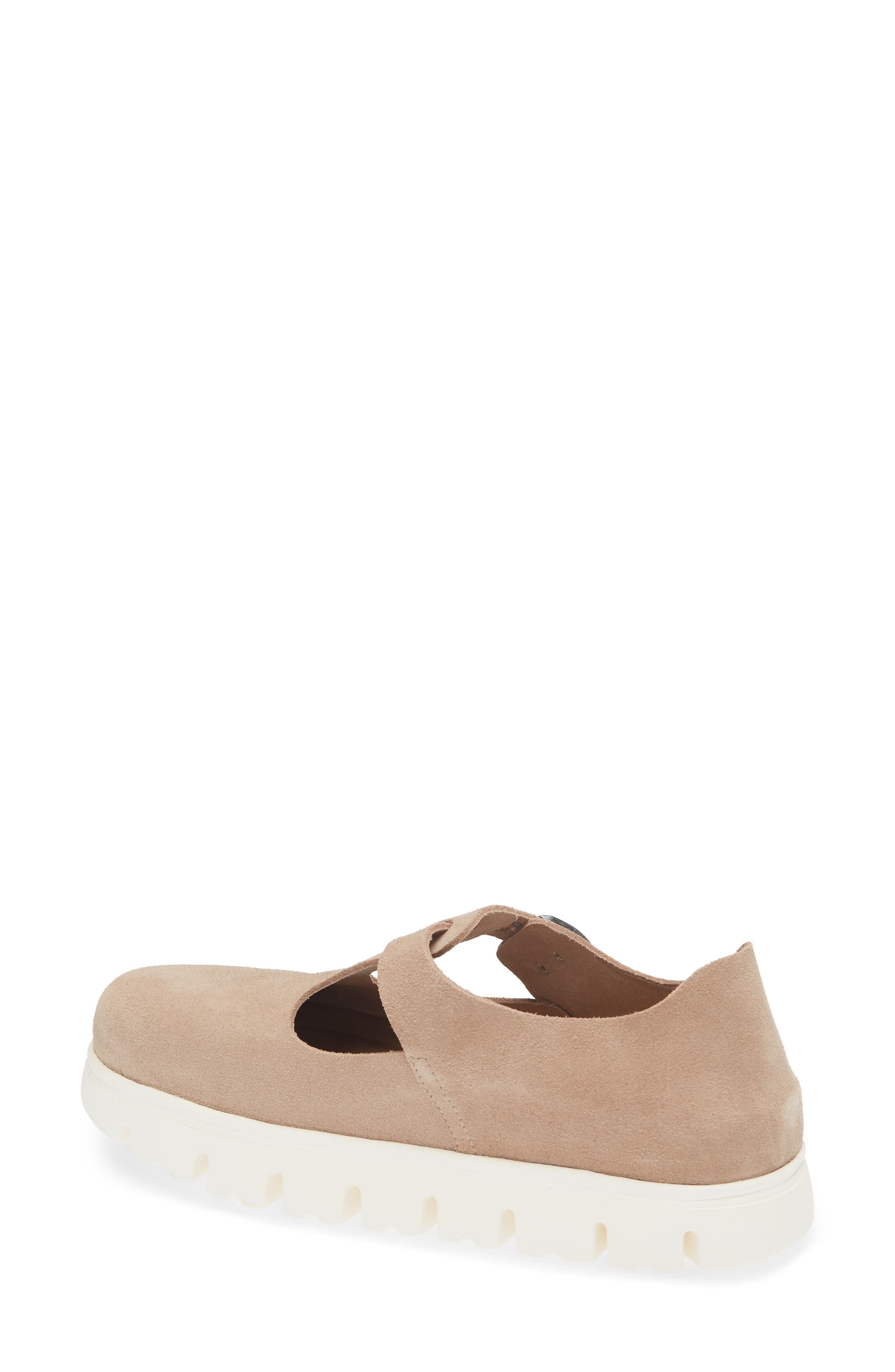 Birkenstock Papillo by Birkenstock Paris Chunky Mary Jane, Alternate, color, Warm Sand Suede