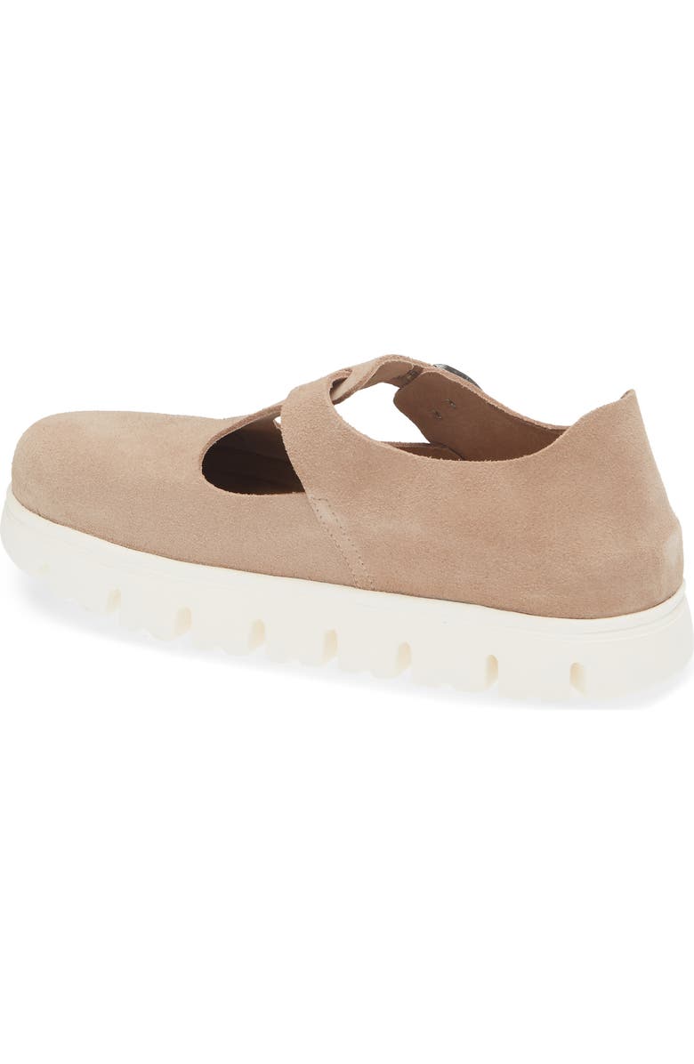 Birkenstock Papillo by Birkenstock Paris Chunky Mary Jane, Alternate, color, Warm Sand Suede
