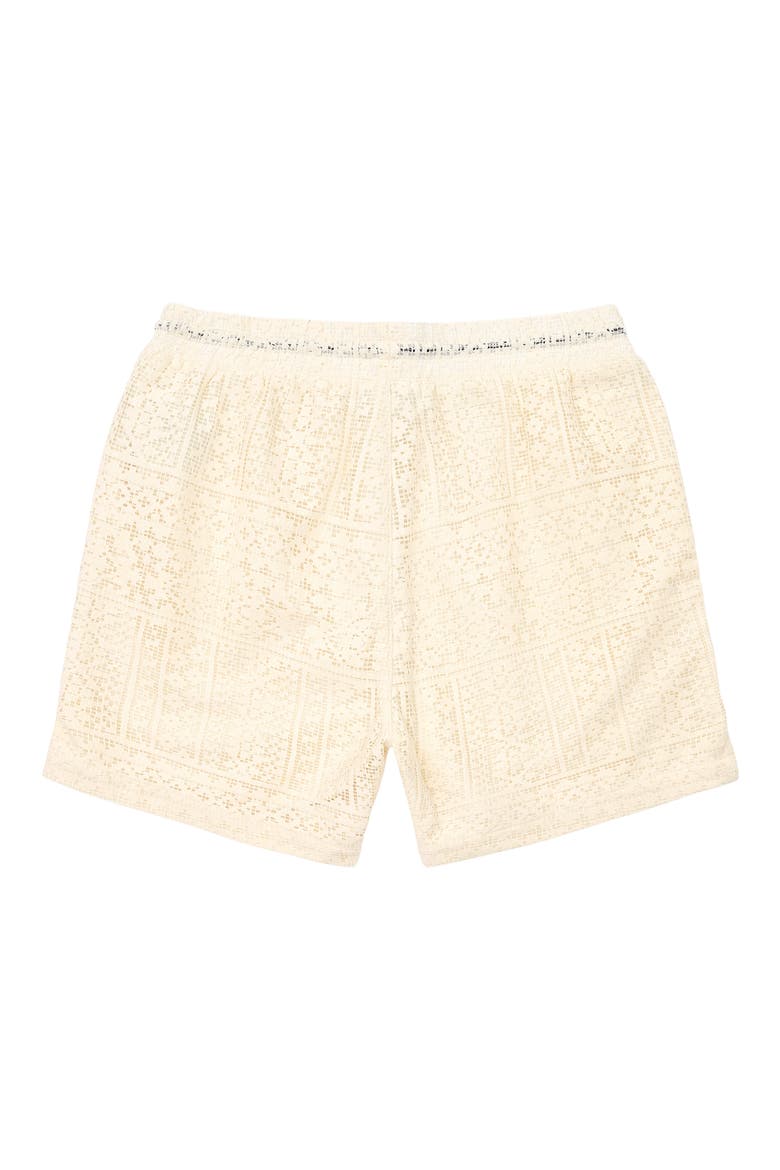 Clyde Pull-On Shorts, Alternate, color, SAND CURSIVE