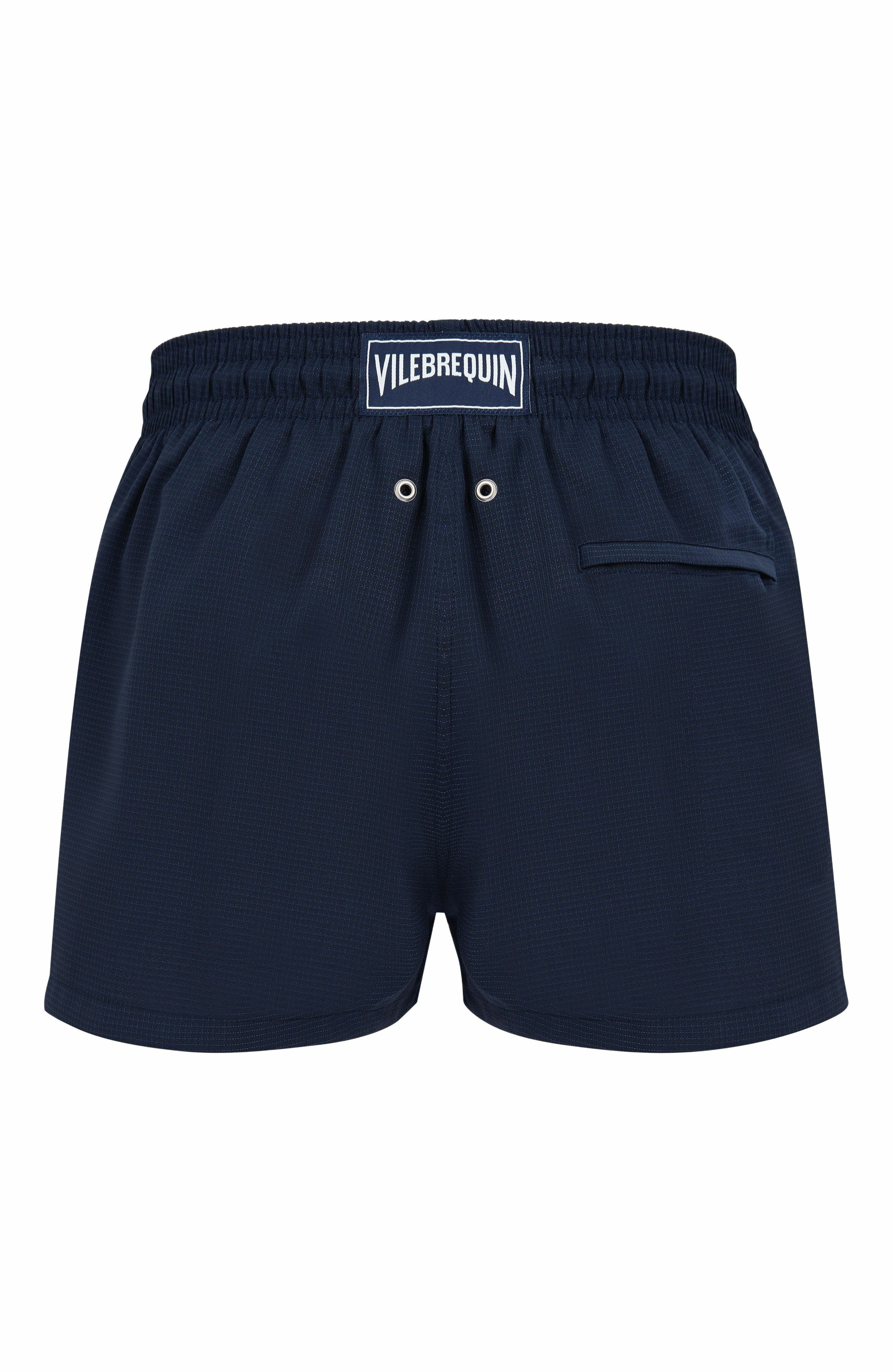 Vilebrequin Men's Micro Carreaux Short Woolen Swim Trunks Vilebrequin Men's Micro Carreaux Short Woolen Swim Trunks