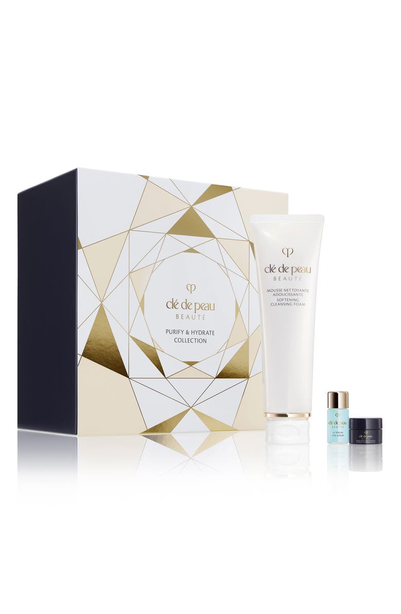 Clé de Peau Beauté Purify & Hydrate Collection Set (Limited Edition) $106 Value, Main, color, 