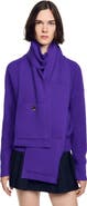 SANDRO Wool And Cashmere Scarf