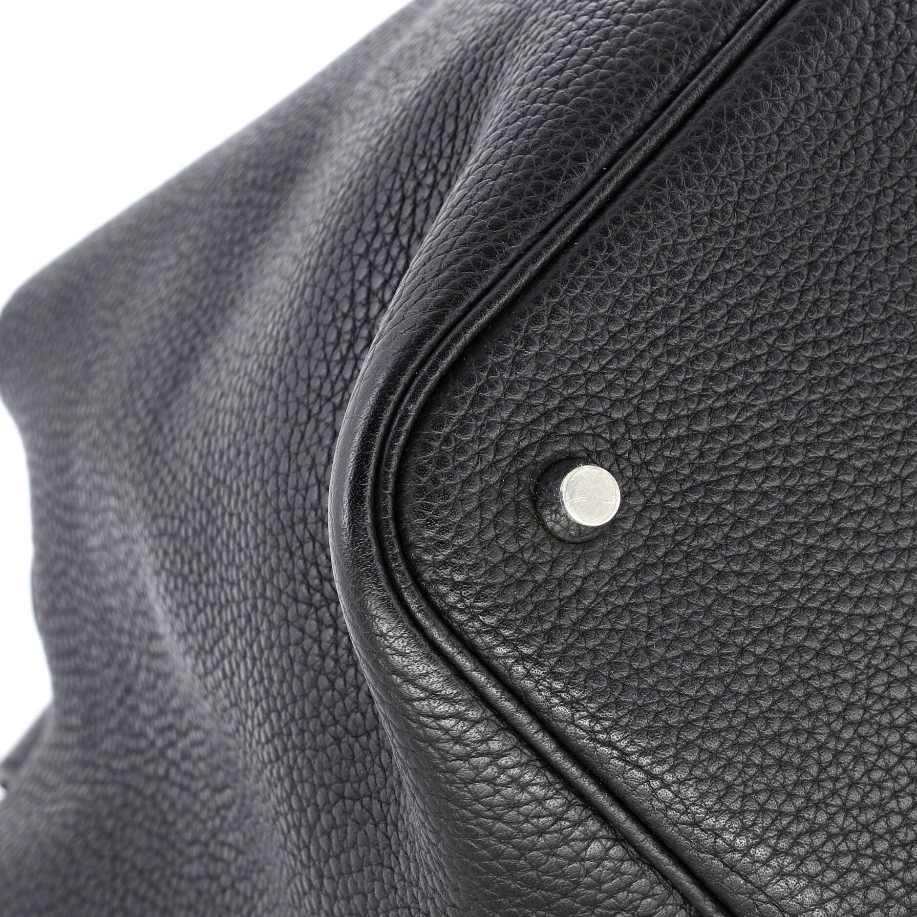 Pre-Owned Hermes Picotin Lock Bag Clemence MM, Alternate, color, Noir