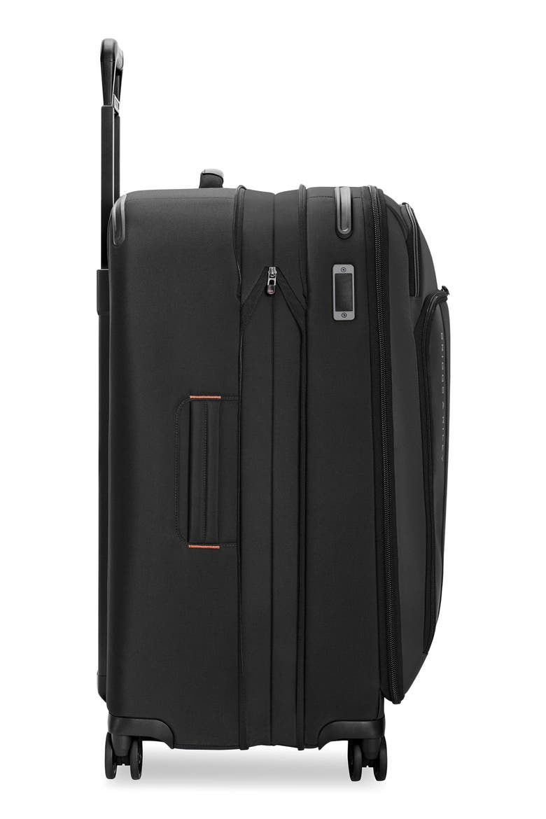 Large ZDX 29-Inch Expandable Spinner Packing Case, Alternate, color, BLACK