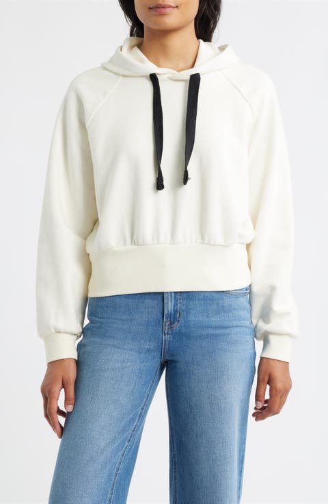 Crop Cotton Hoodie