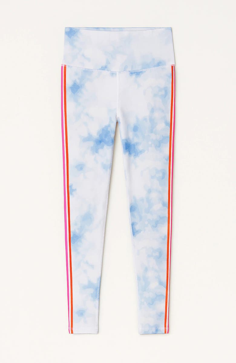 Limeapple Cloud Printed Leggings, Main, color, Multicolor