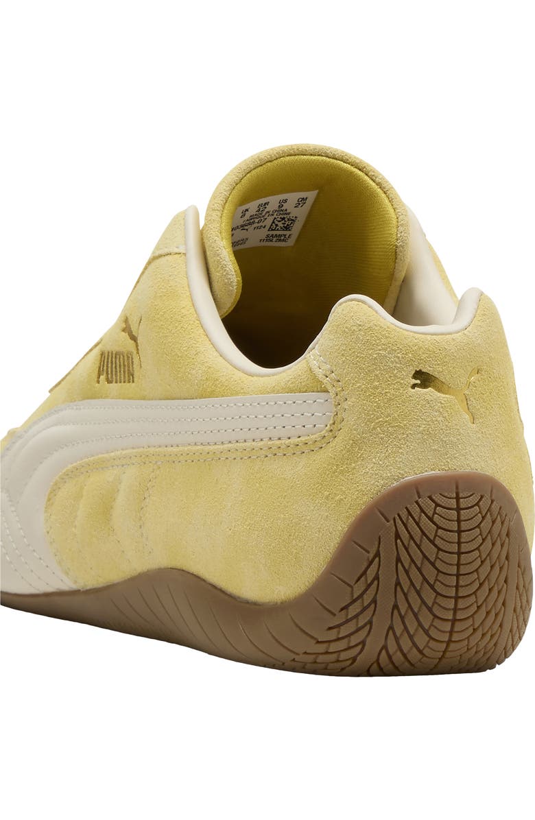 PUMA Speedcat Faded Sneaker, Alternate, color, Dazzling Yellow/ Pale Lemon