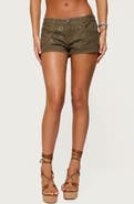 EDIKTED Eartha Studded Micro Shorts