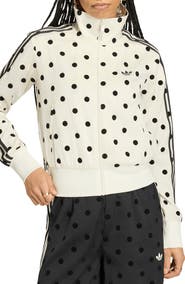 adidas Originals Firebird Polka Dot Satin Track Jacket