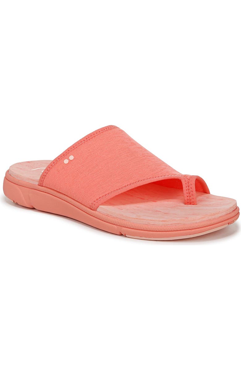 Rykä Margo Slide Sandal, Main, color, Bright Coral