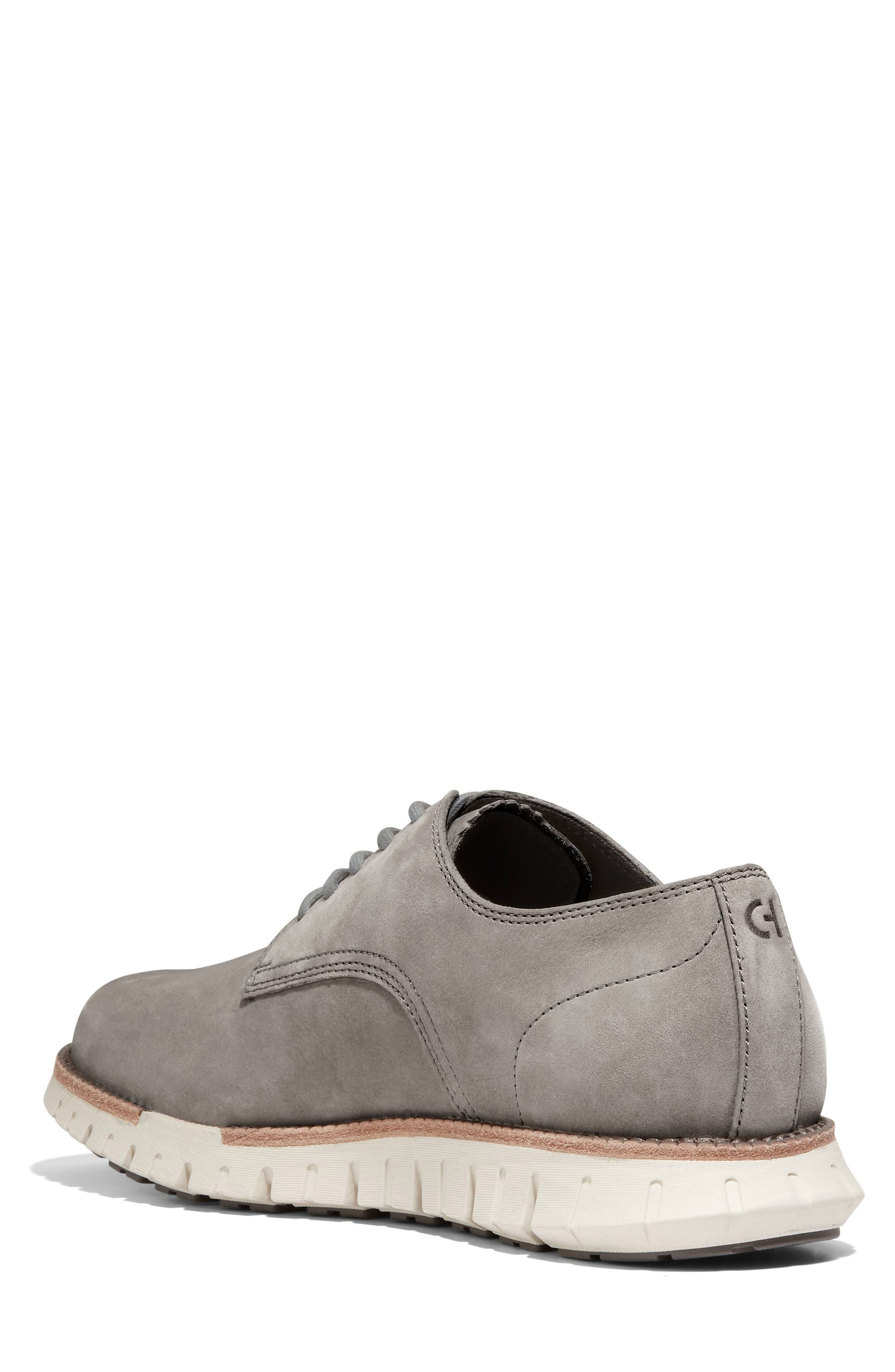 Cole Haan ZeroGrand Remastered Plain Toe Derby, Alternate, color, Titanium/ Silver Birch