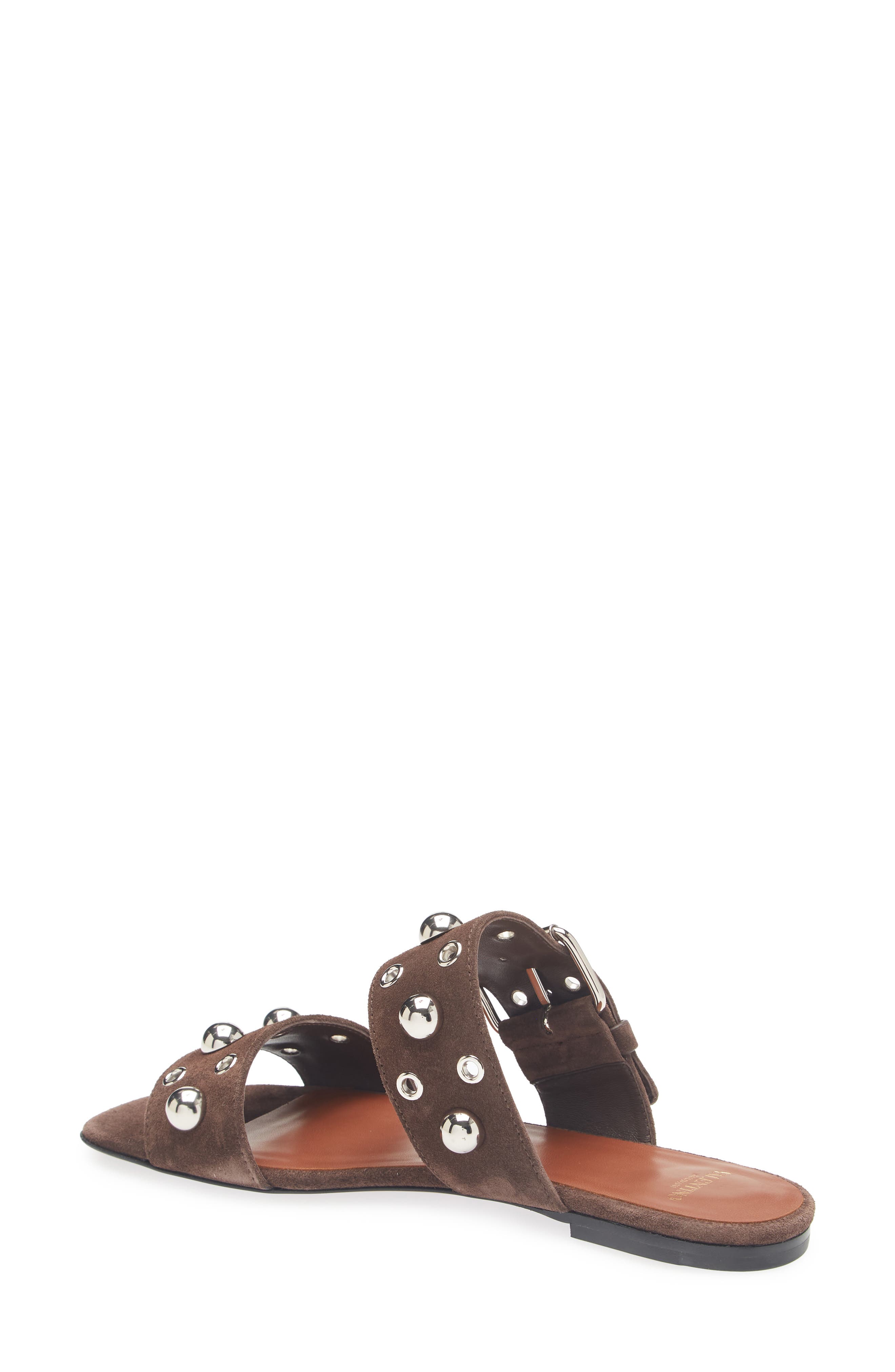 Valentino Garavani Nellcôte Slide Sandal, Alternate, color, Brown