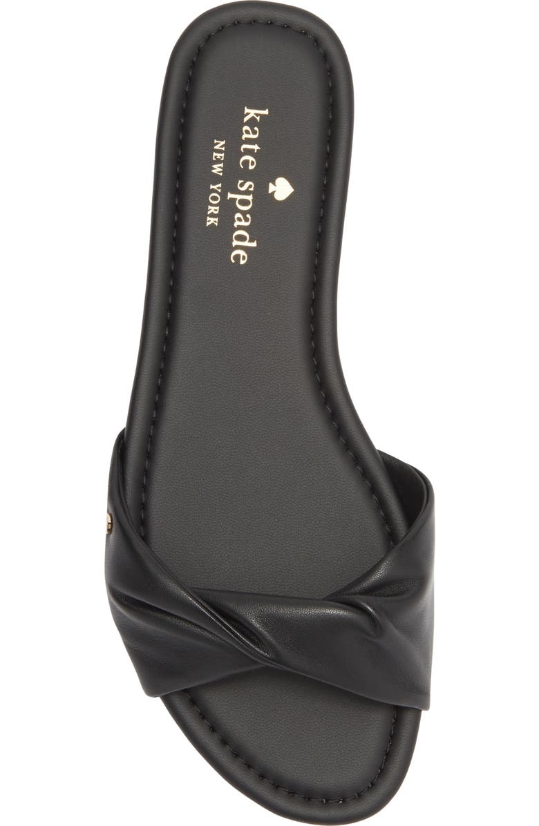 Kate Spade New York miley slide sandal, Alternate, color, Black