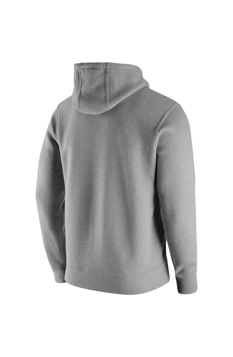 Nike Men's Nike Heathered Gray Ohio State Buckeyes Vintage School Logo Pullover Hoodie, Alternate, color, 