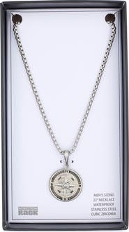 NORDSTROM RACK Men's Compass Pendant Necklace