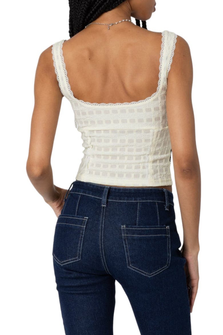 Lace Bustier Corset Top, Alternate, color, CREAM